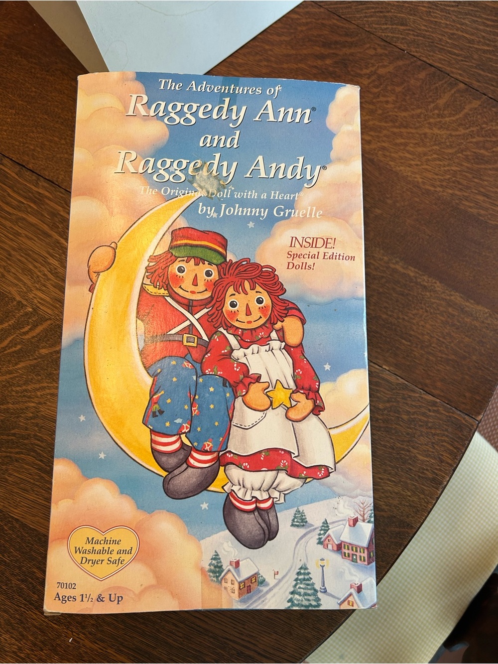 Special Christmas Edition Raggedy Ann and Raggedy Andy Doll set